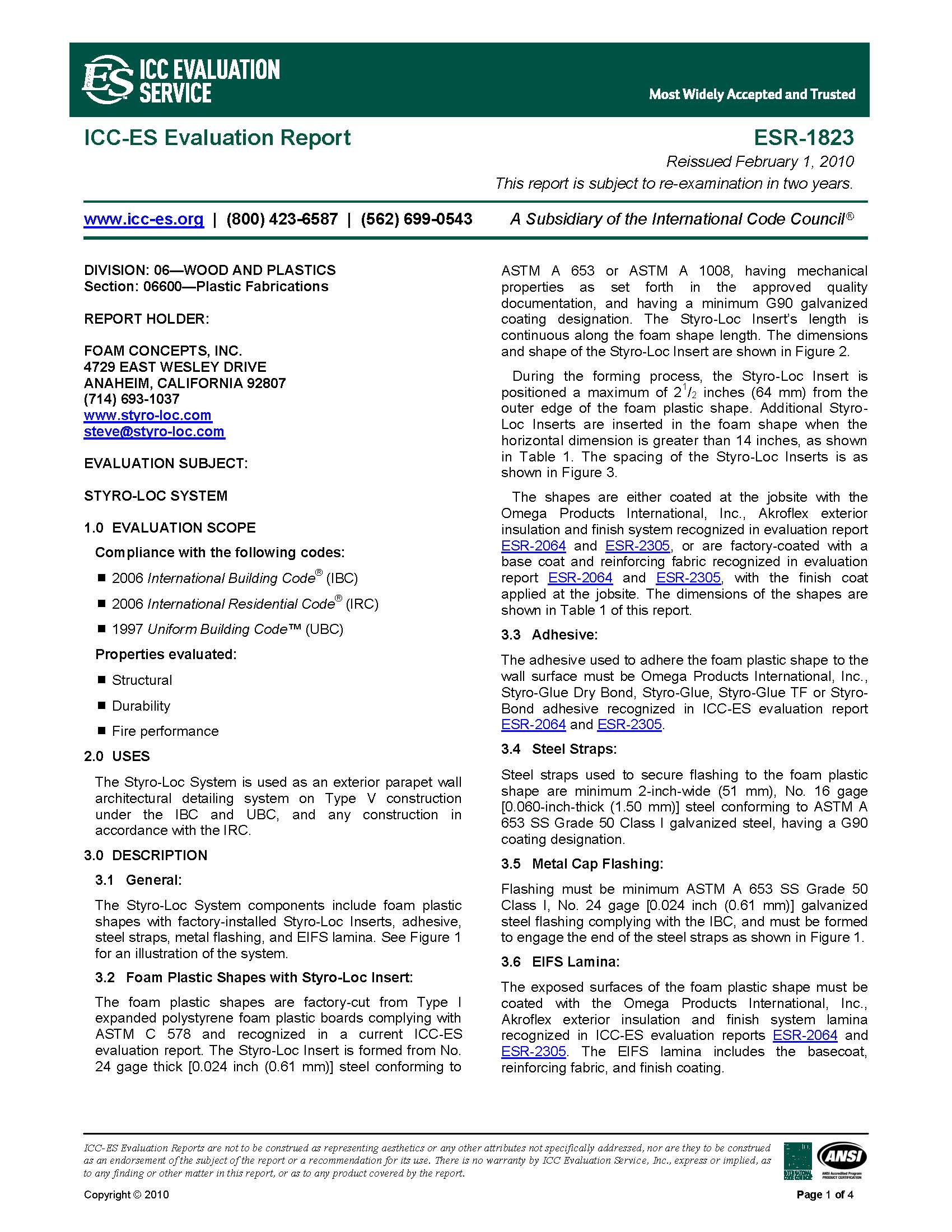 icc report page 1